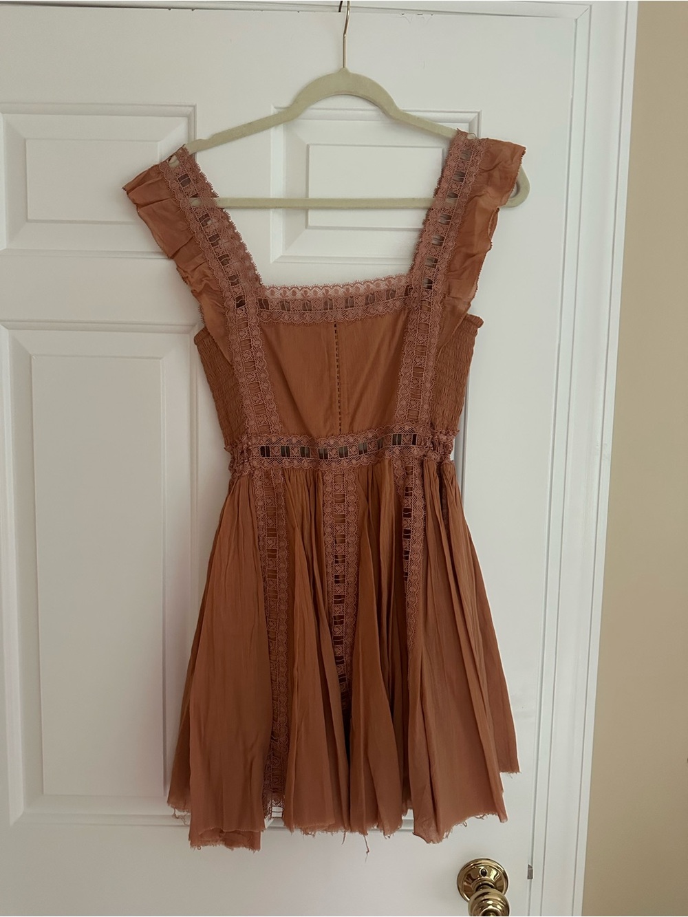 Free People Mini Dress Size S Dusty Pink